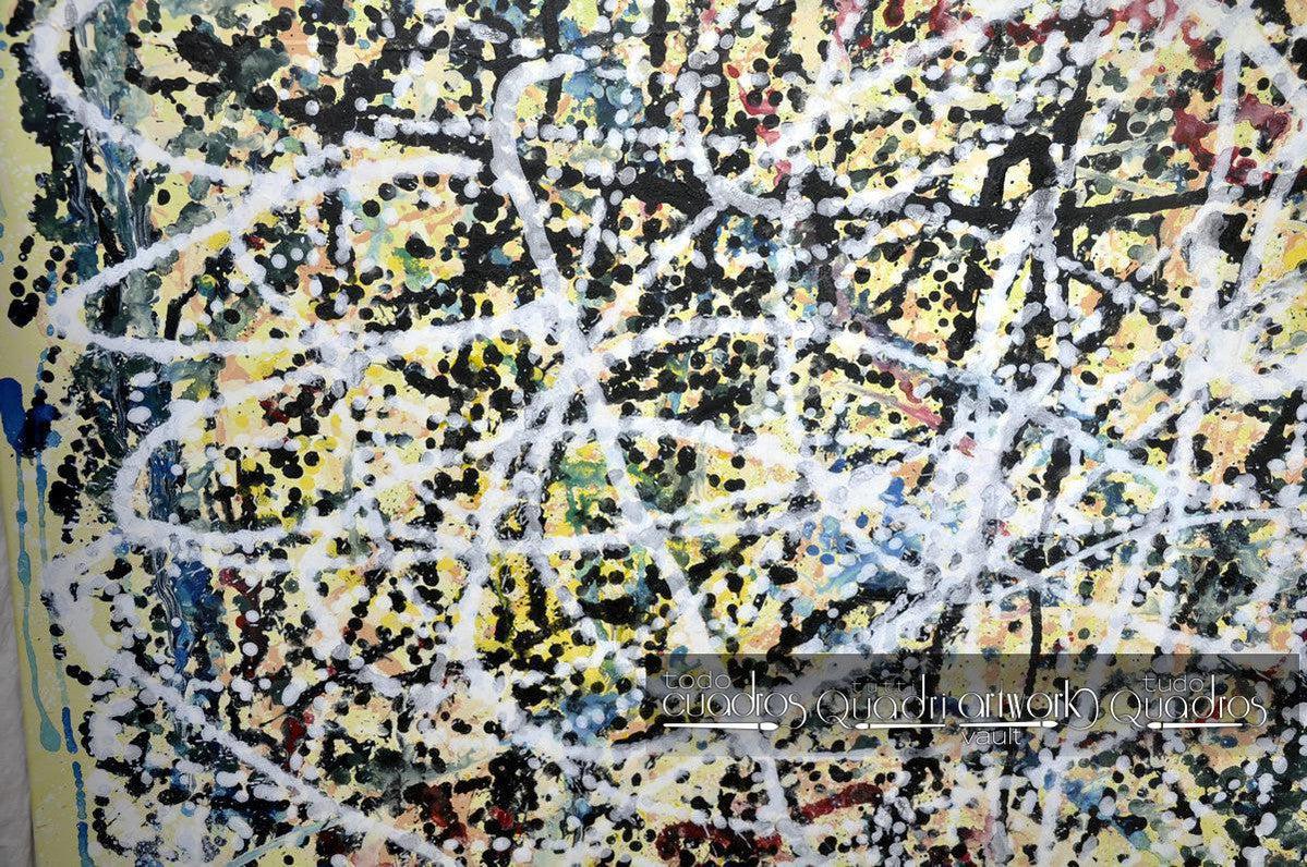 Cuadro "Homenaje a Pollock" <br /> A. Croxatto (2015)