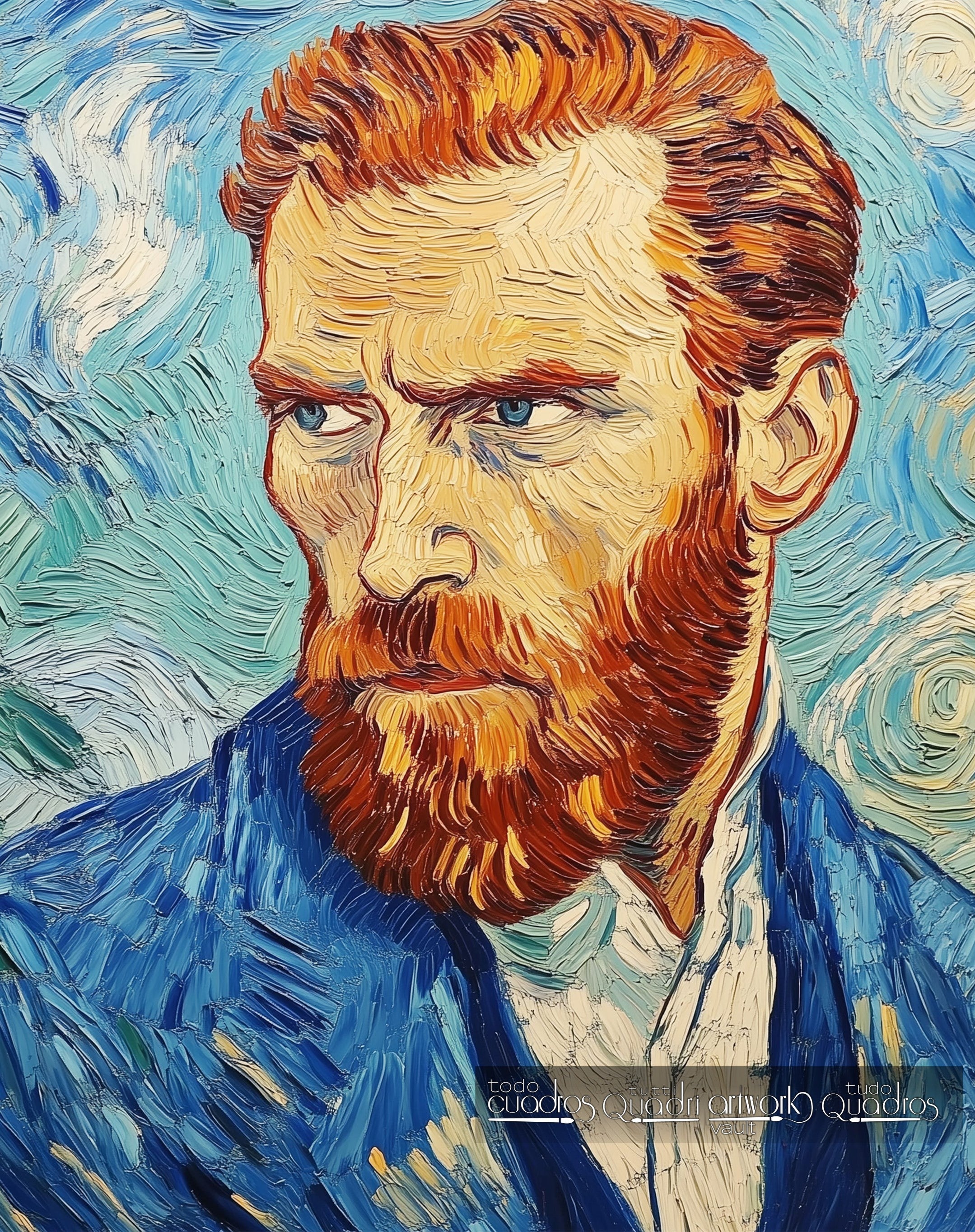 Retrato moderno Van Gogh